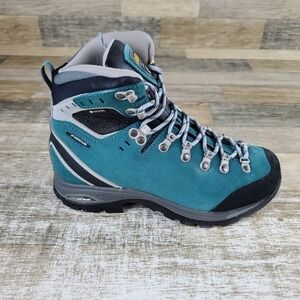 Asolo Greenwood Evo GV Womens Boots Sz 7 Petroleum Waterproof Hiking Ankle Boots